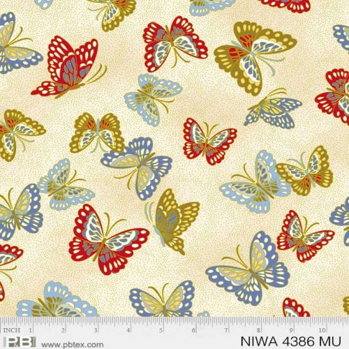 Niwa Metallic Oriental Butterfy 4386 MU