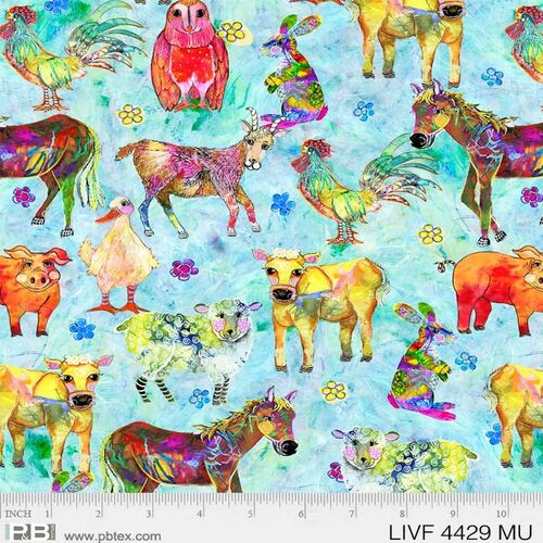 Living Farm Rainbow Animals 4429 MU
