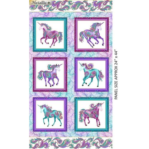 Believe In Unicorns Panel White 9009