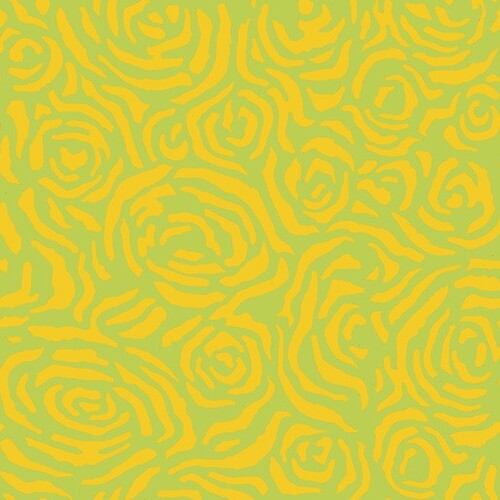 Cockatoo Chatter Swirls Yellow T