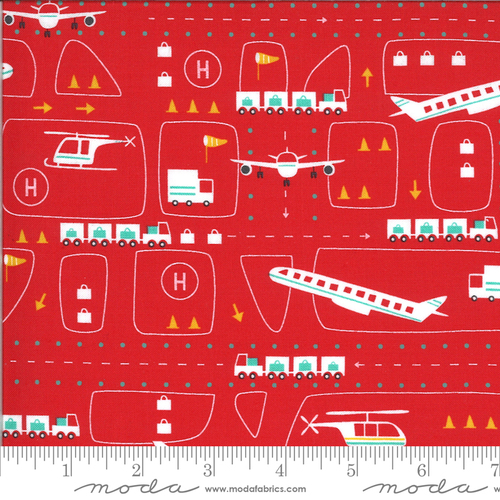 Moda On The Go Take Off Airport Red 20722 16