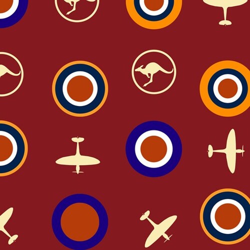 Air Force Centenary Roundels Red P