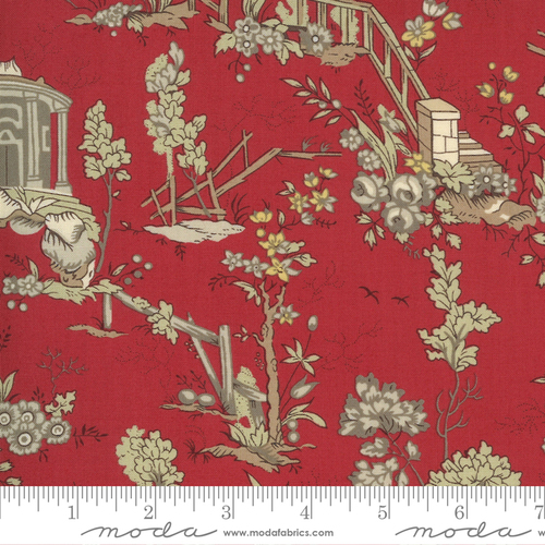 Moda Jardin De Fleurs Main Rouge 13890 11