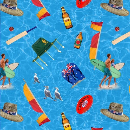 Outdoor Aussie Summer Icons Water M