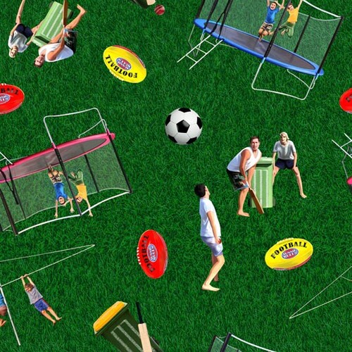 Outdoor Aussie Backyard Sports Grass L