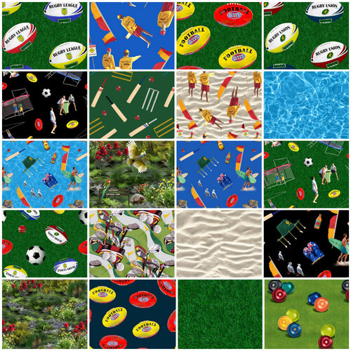 Outdoor Aussie Summer Fabric Bundle
