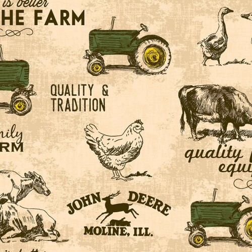 Licensed John Deere Tractors Country Farm 39870-4
