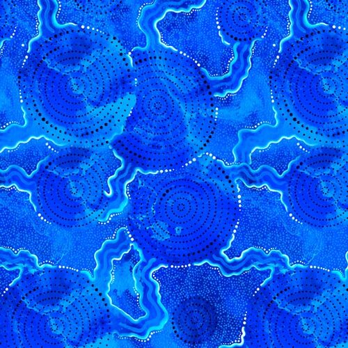 Spirit of the Bush Aboriginal Art Waterholes Kuukili N 1/2m