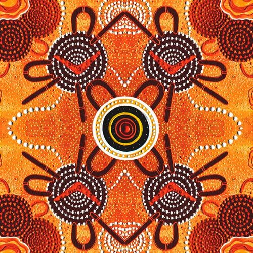 Spirit of the Bush Aboriginal Art Ngaimai M 1/2m