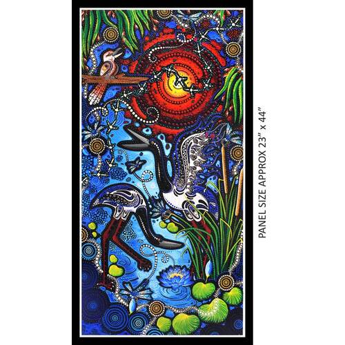 Spirit of the Bush The Kookaburra Jabiru Panel B