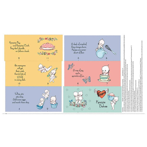 Sew Kewpie®Bakes Soft Book Panel 10545
