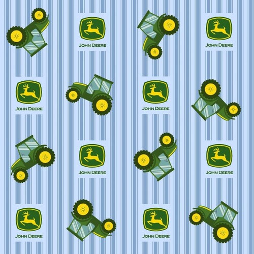Licensed John Deere Nursery Tractors Stripe 105