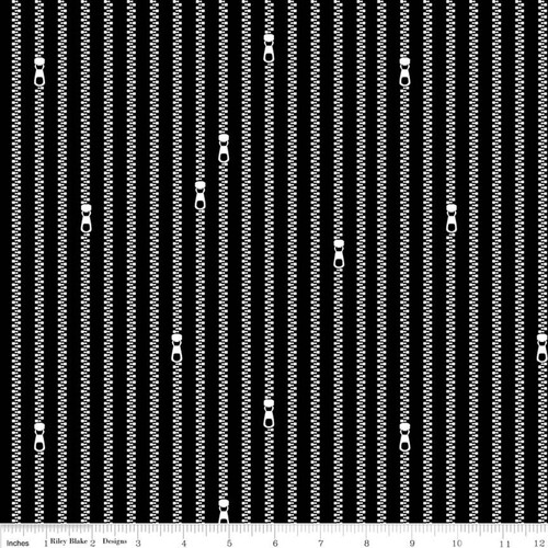 Old Made Zipper Stripes Black 10597