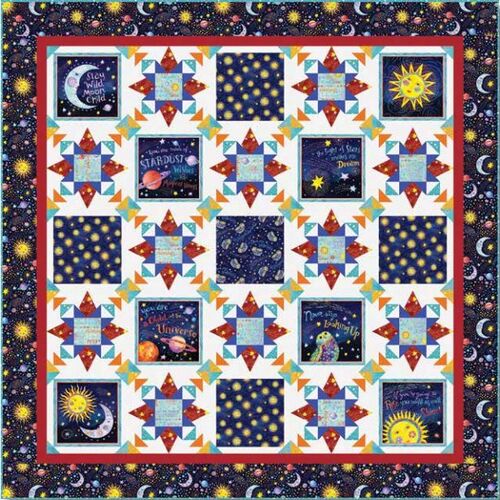 Stay Wild Moon Child Fabric Quilt Kit 