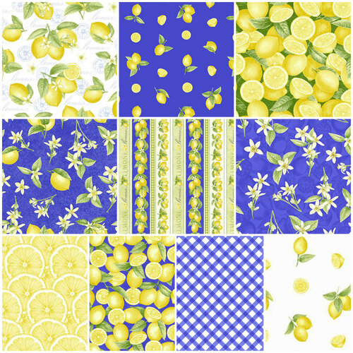 Just Lemons Fat Quarter Fabric Bundle