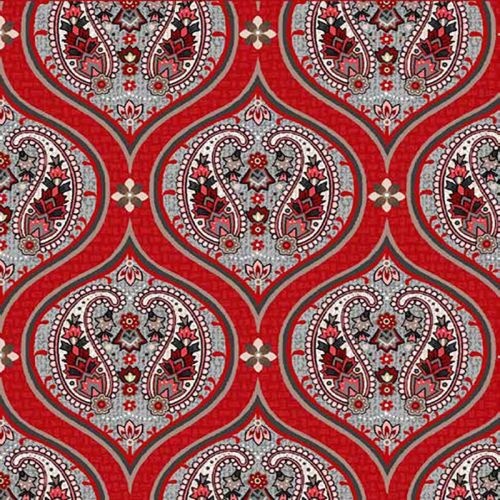 Subtle Charm Paisley Pod Red