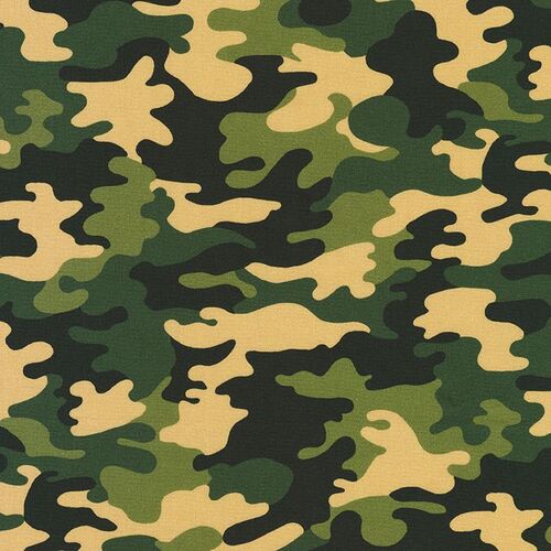 Camo Camouflage Green Digital Fabric SRK-20272-7 