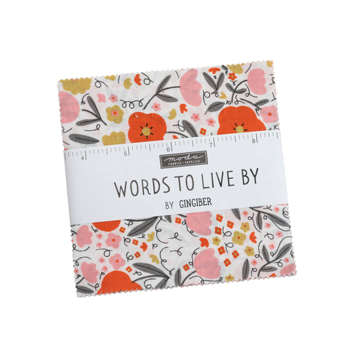 Moda Words to Live By 5" Charm Squares 48320PP