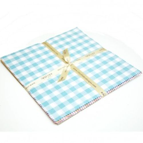 Riley Blake 1/2 inch Large Gingham 10" Stacker Fabric Squares