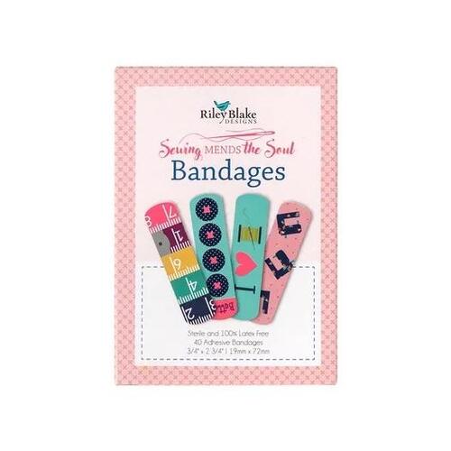 Sewing Bandages Bandaids Pack 40 Latex Free