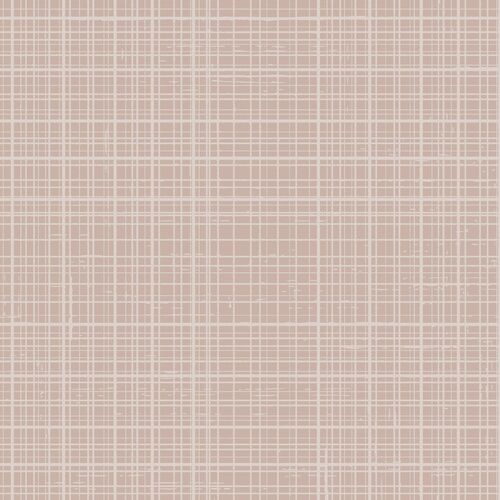 Flowers & Feathers Plaid Grid Taupe 4474LZ