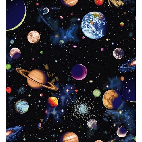 Solar System Scattered Planet 24" Panel 80420-1