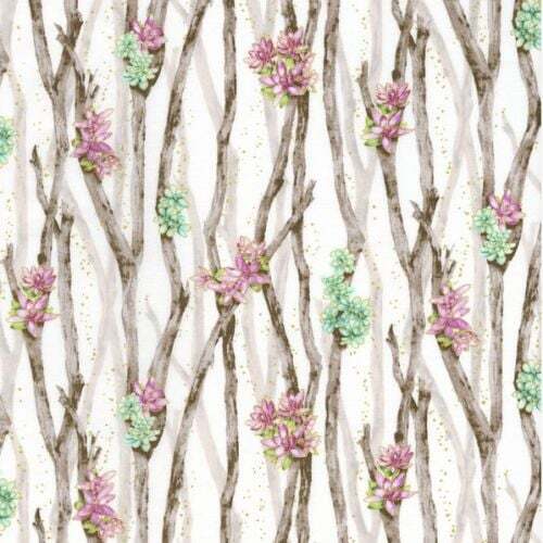 Oasis Desert Breeze Thistle Floral 2888-002 By The Metre