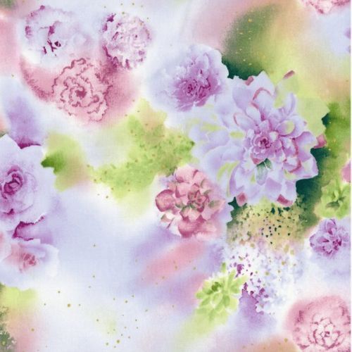 Oasis Serene Scene Floral Coral 2885-001 By The Metre