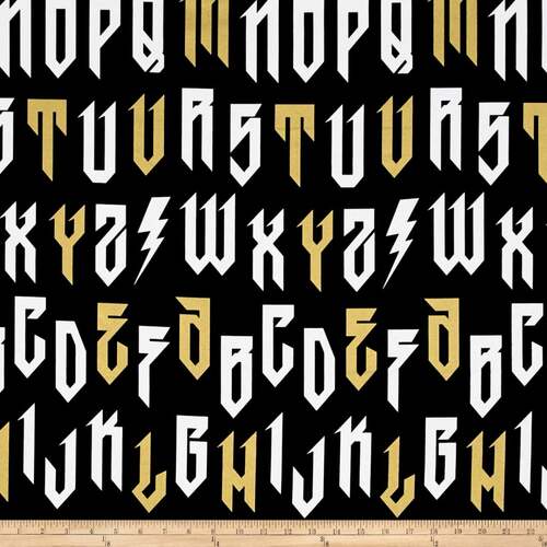 When Sparks Fly Alphabet A8729MK $6.95/ Metre