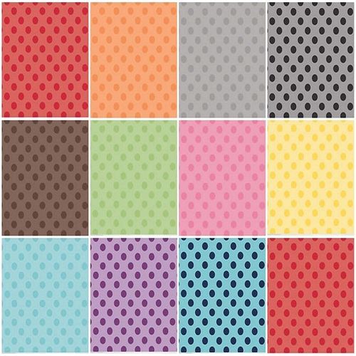 Riley Blake Small Tone Dots 5" Stacker Fabric Squares 5-420-11