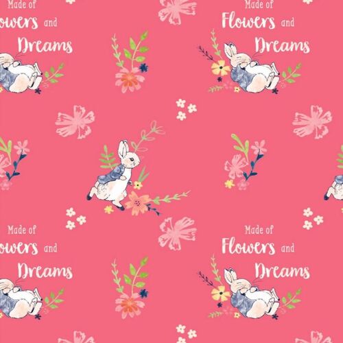 Licensed Peter Rabbit Flowers Dreams 2727-01