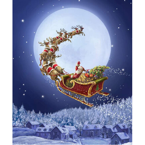 Christmastime Is Here All A Goodnight Digital Panel 10740