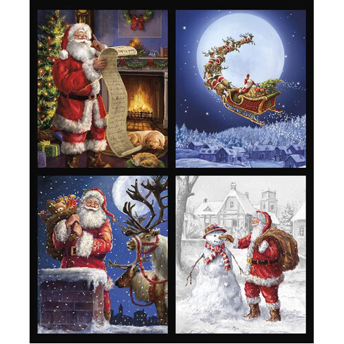 Christmastime Is Here Pillow Blocks Digital Panel 10746