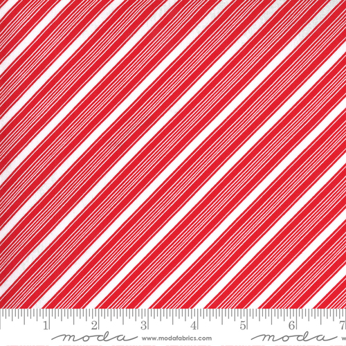 Merry Bright Christmas Red Stripe  22407 11