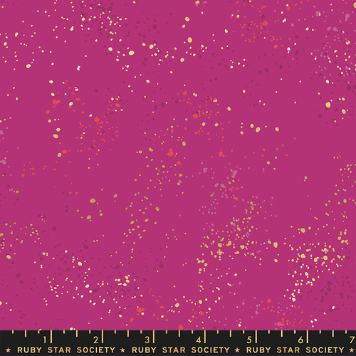 Ruby Star Speckled Wide Back Backing Berry 108"