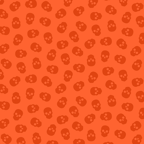 The Watcher Tainted Love Skulls Orange 9837-O