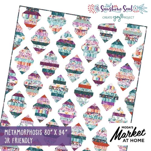 Sunshine Soul Metamorphosis Queen Quilt Kit 80" x 94"