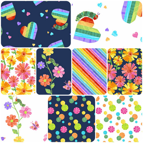 Very Hungry Caterpillar Garden Fabric Bundle