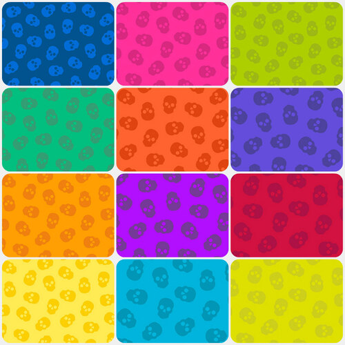 The Watcher Skulls Fat Quarter Fabric Bundle