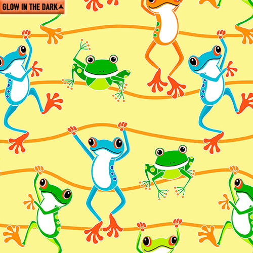 Toadally Cool Just Chillin Frogs Glow 9834GL-03