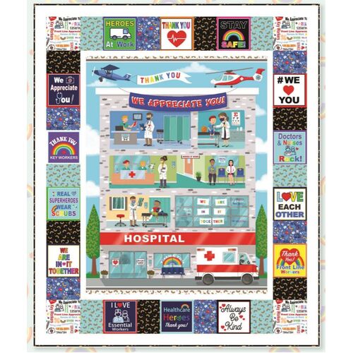 We Appreciate You Quilt Fabric Kit