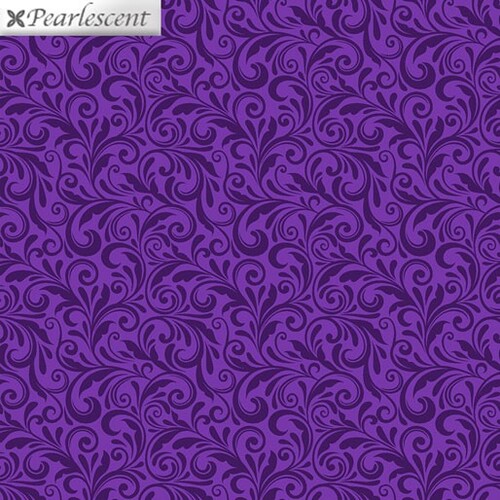 Miss Marguerite Pearlescent Scroll Purple 10425P-66