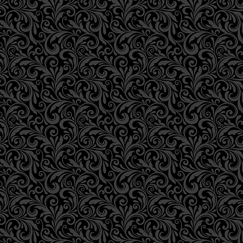 Miss Marguerite Scroll Black 10425-12