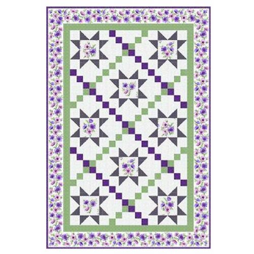 Miss Marguerite Taffeta Stars Quilt Fabric Kit