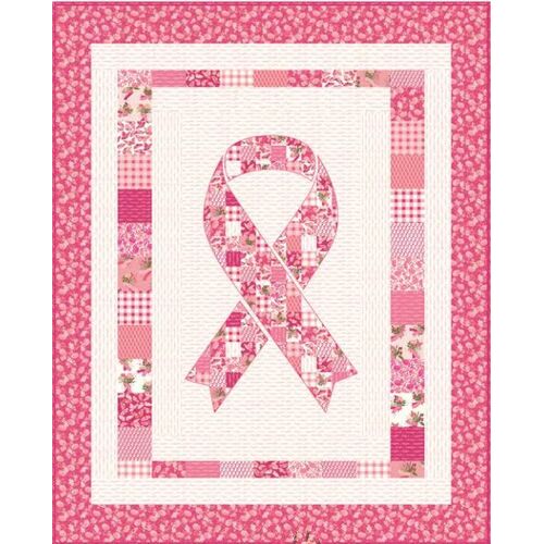 Hope in Bloom Quest For Cure Panel Quilt Kit #2