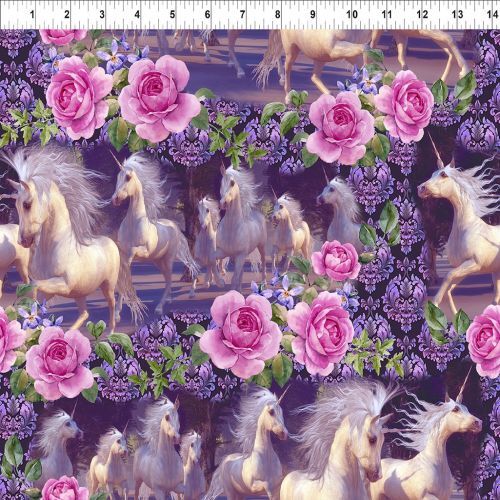 Unicorns Roses Sceneic 24" Digital 4UN-1