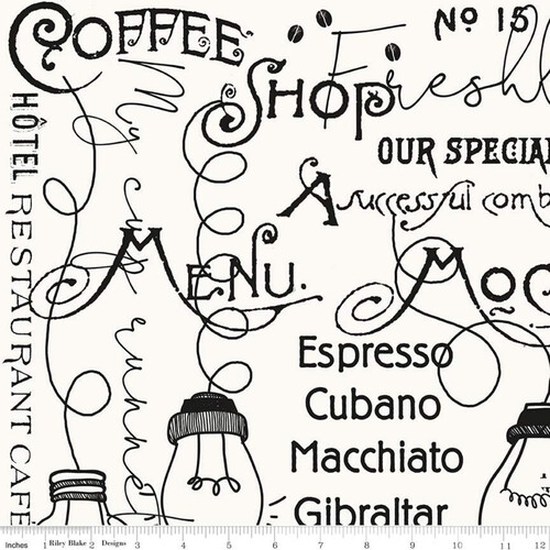 Coffee Chalk Café Blackboard Menu White 11035