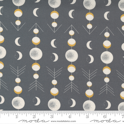 Moda Through The Woods Moon Phases Charcoal 43116 12