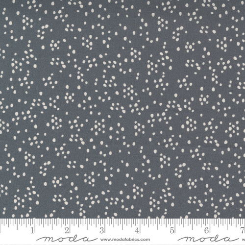 Moda Through The Woods Pebbled Path Spots Charcoal 43115 12
