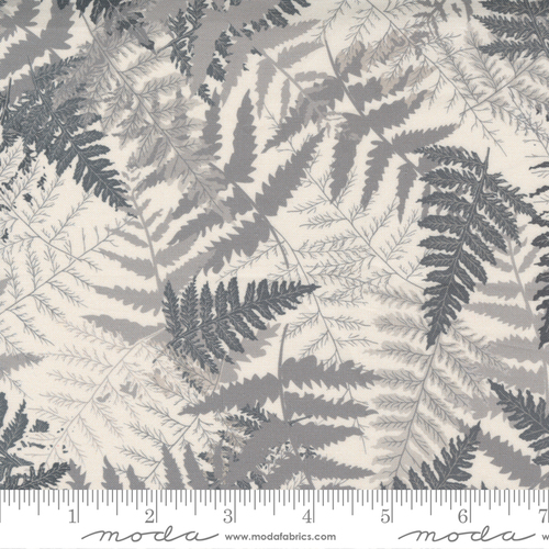 Moda Through The Woods Fern Floral Charcoal 43112 12